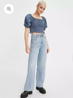 Levi’s High Loose Jeans Size 26 Super High Rise Wide Leg